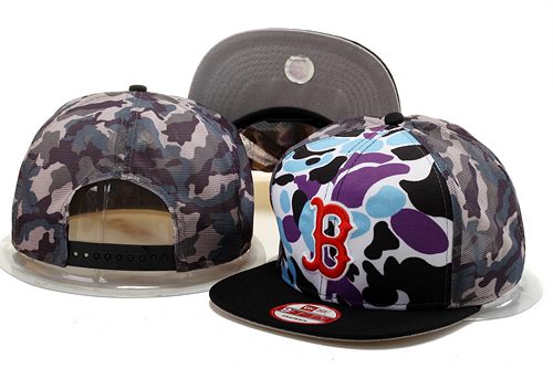 MLB Boston Red Sox NE Snapback Hat #44